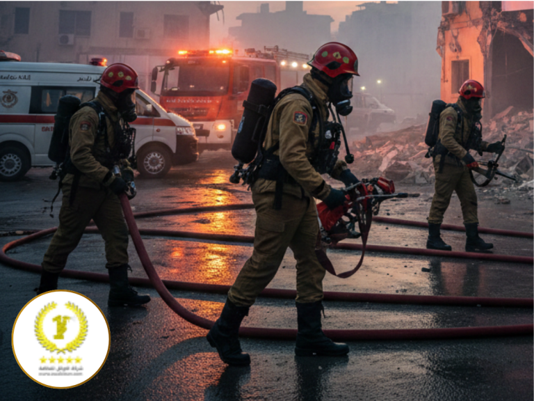 تقرير فني للدفاع المدني