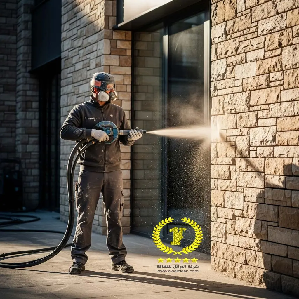 شركة تنظيف واجهات حجر بالرمل