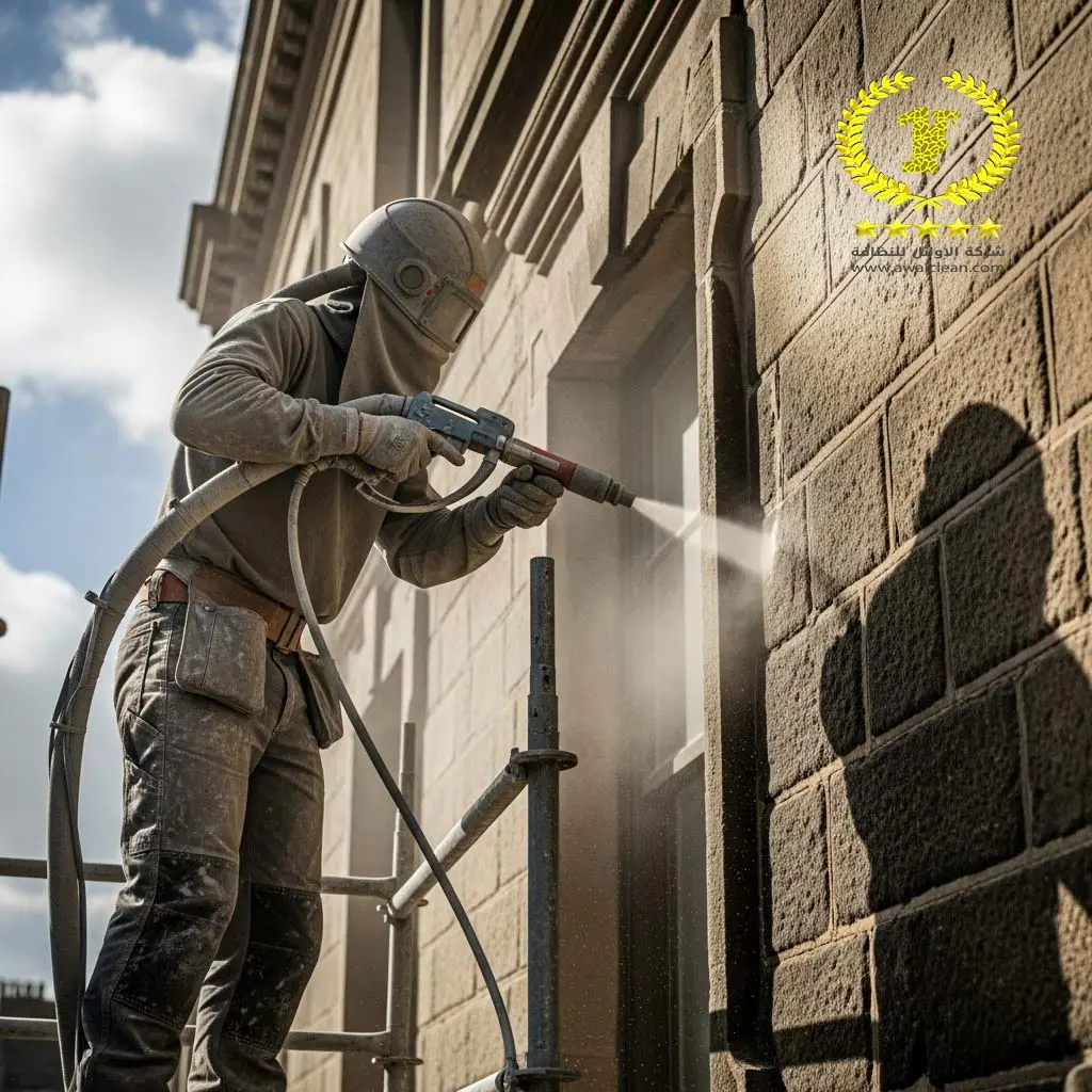 شركة تنظيف واجهات حجر بالرمل