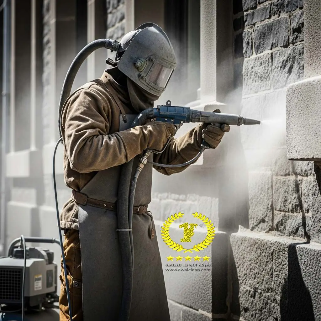 شركة تنظيف واجهات حجر بالرمل