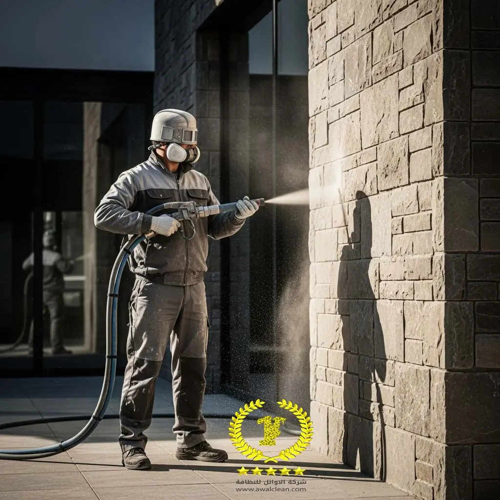 شركة تنظيف واجهات حجر بالرمل