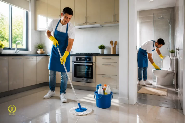 طرق تنظيف المطابخ والحمامات